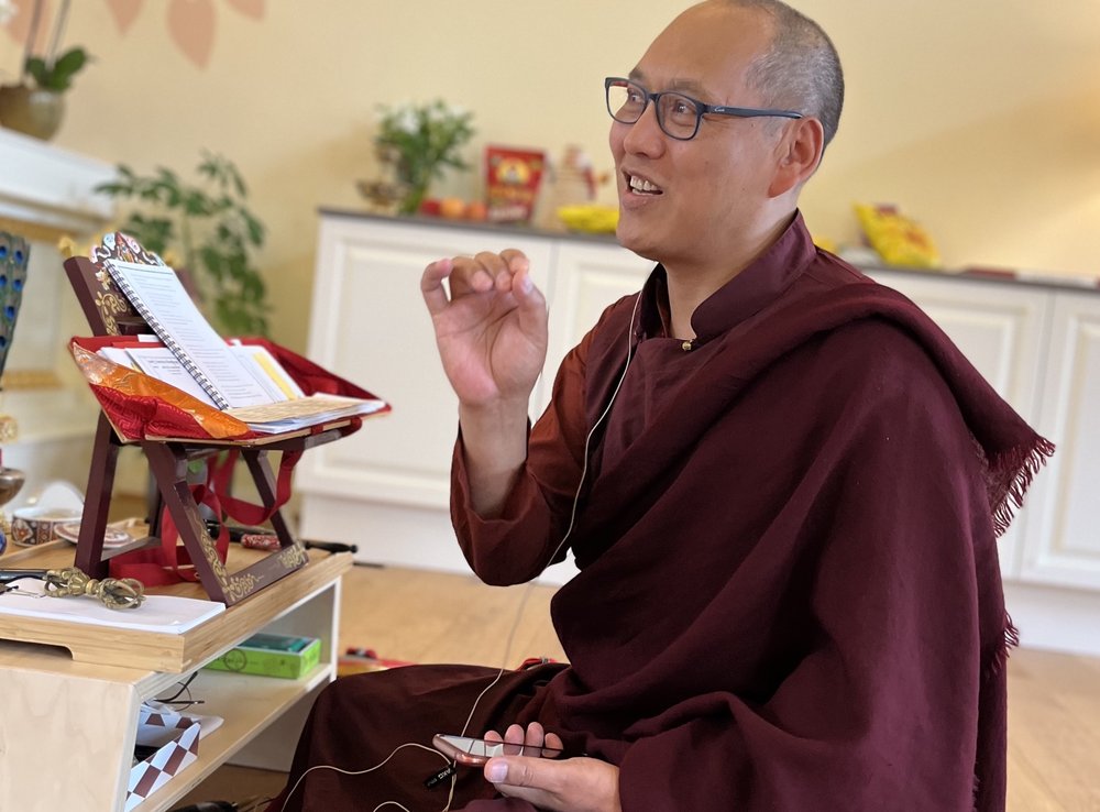 Lama Changchub underviser